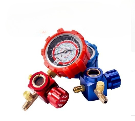 Analog Meter Gauge - Refrigerant Pressure Gauge Valve, Automotive Air