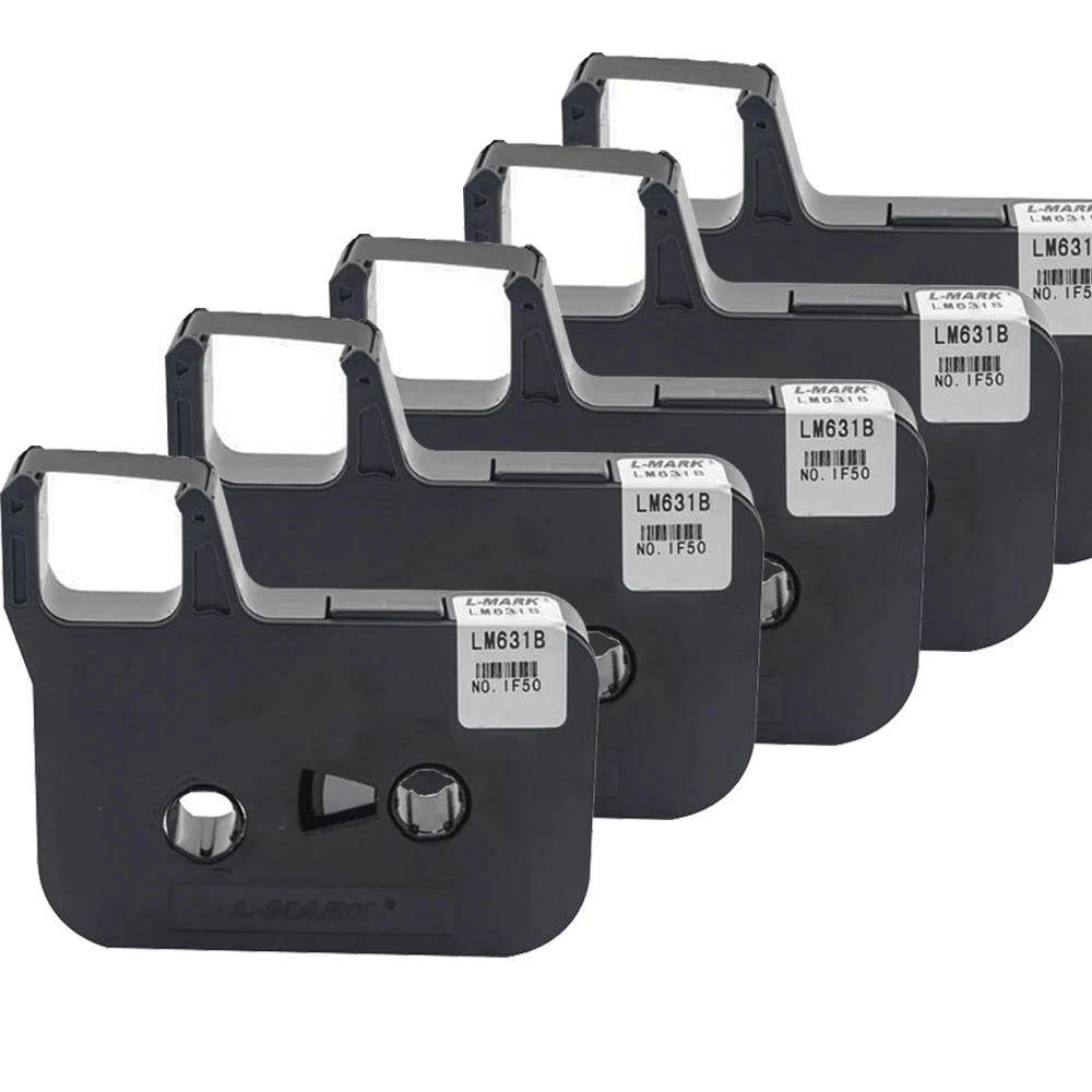 Typewriter Ribbon Roll - 100m/Roll Black Typewriter Ink Cartridge LM631B