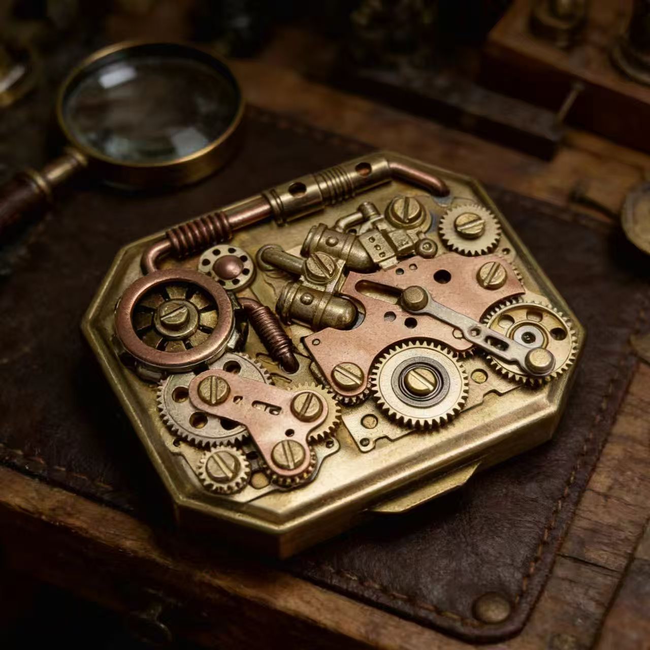 Vintage Pure Copper Gear Keros - Vintage Collectible Lighters review and price