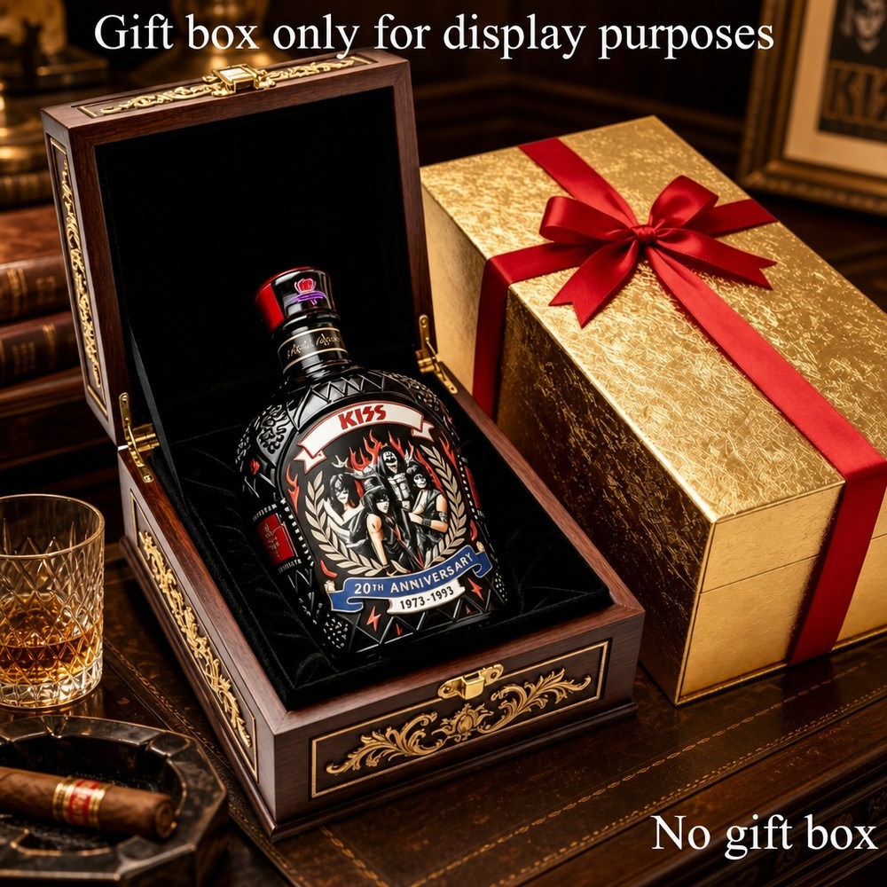YING-KISS Band Whiskey Decante - Vintage Collectible Liquor Bottles review and price
