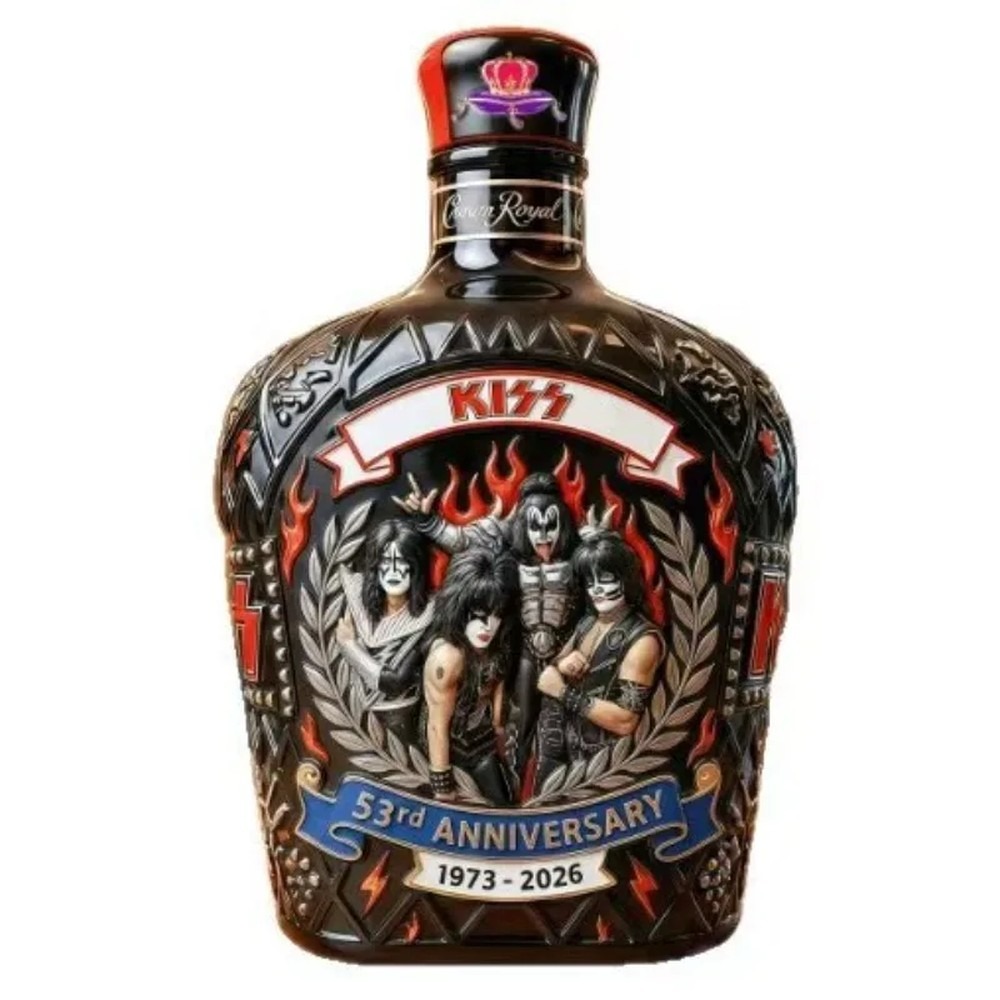 YING-KISS Band Whiskey Decante - Vintage Collectible Liquor Bottles review and price