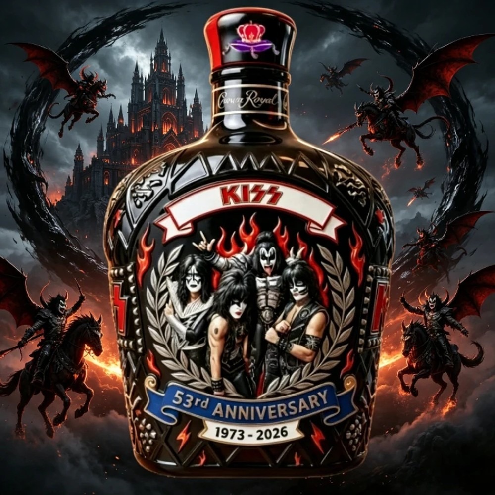 YING-KISS Band Whiskey Decante - Vintage Collectible Liquor Bottles review and price