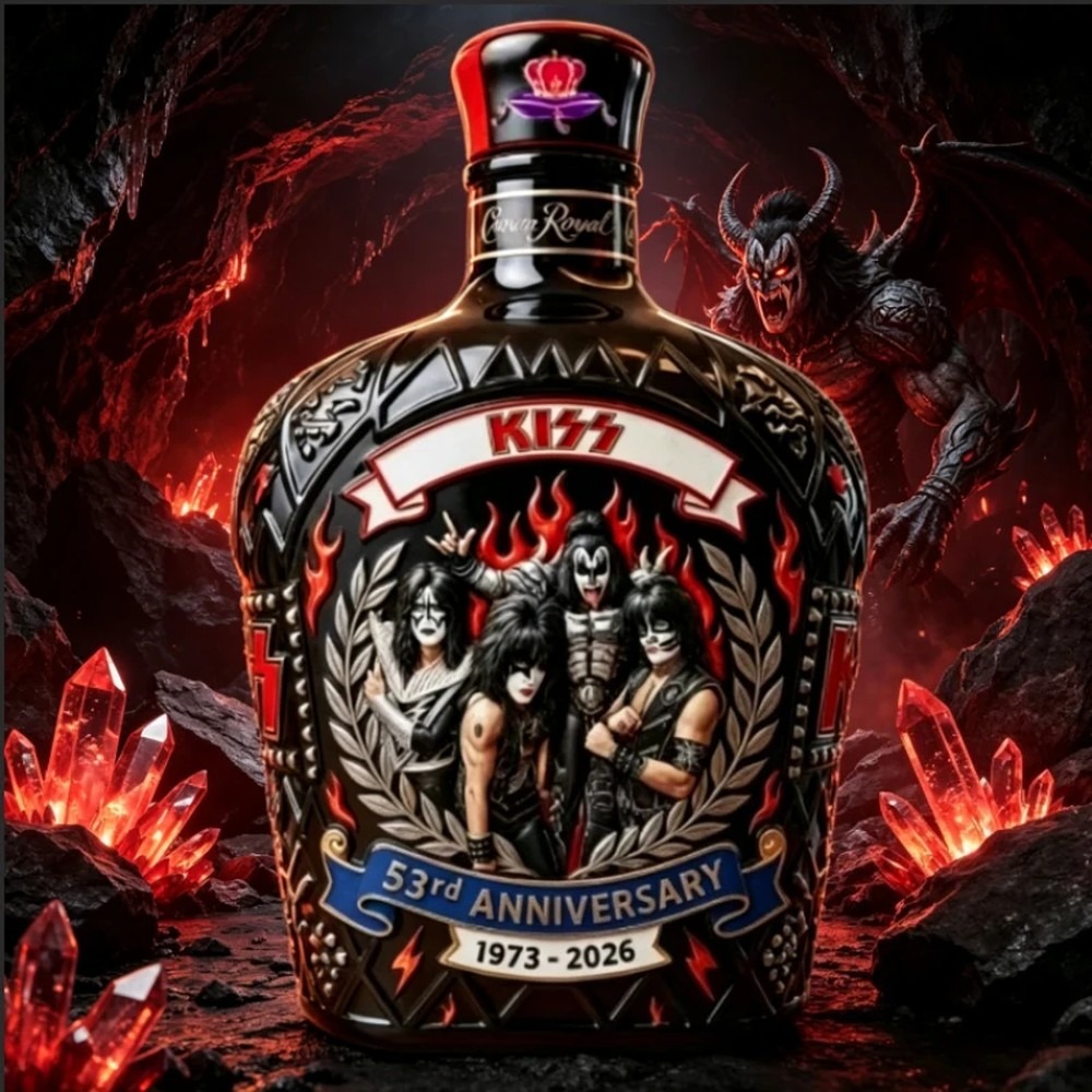 YING-KISS Band Whiskey Decante - Vintage Collectible Liquor Bottles review and price