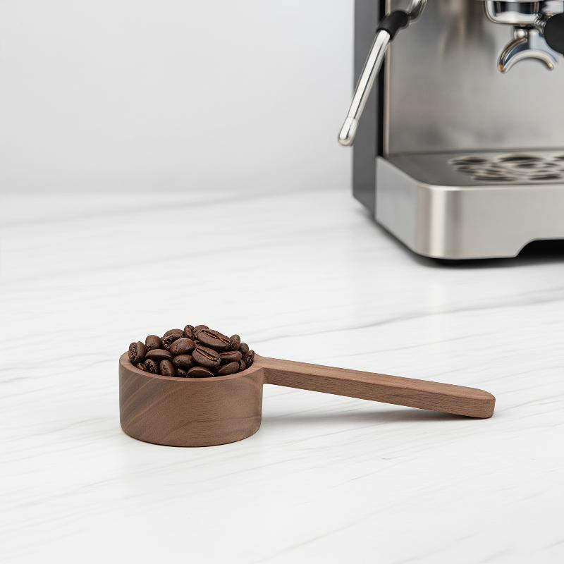 Wooden Coffee Measuring Spoon  - Vintage Collectible Spoons review and price
