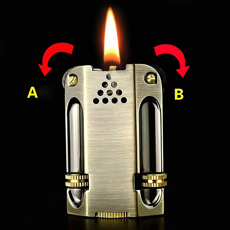 Vintage Zinc Alloy Dual Flint  - Vintage Collectible Lighters review and price