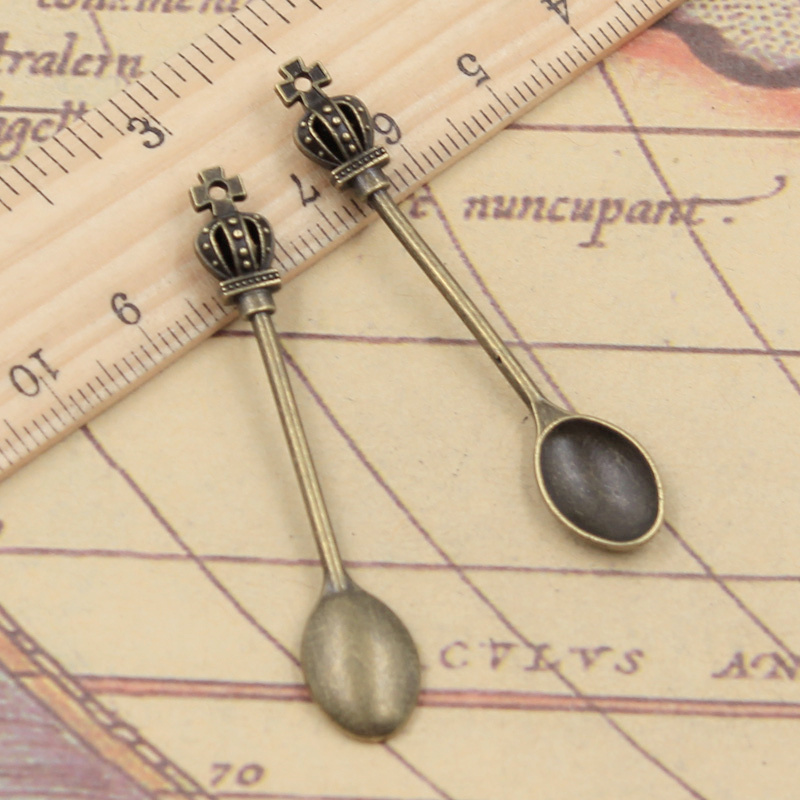 10pcs Charms Kitchen Crown Spo - Vintage Collectible Spoons review and price