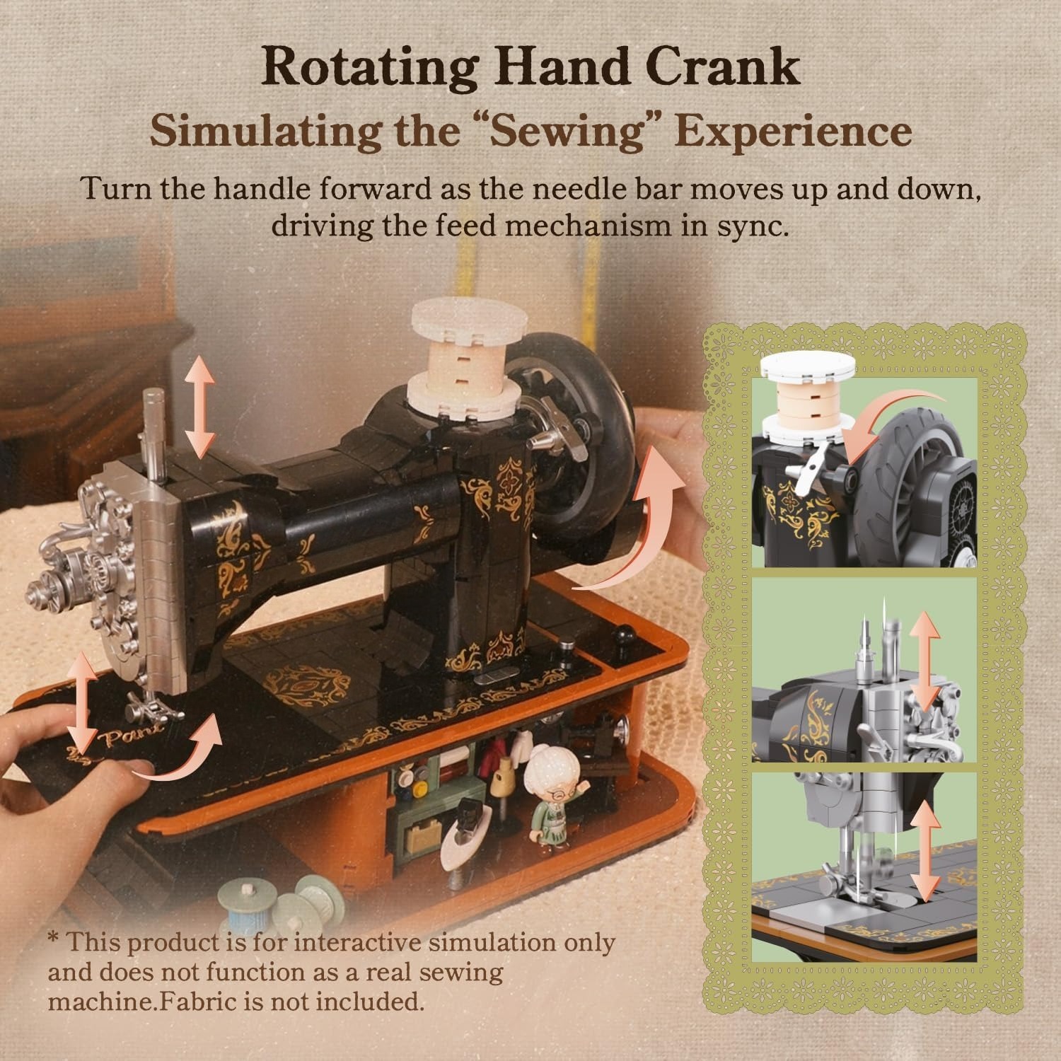 Vintage Hand Crank Sewing Mach - Vintage Collectible Shop review and price