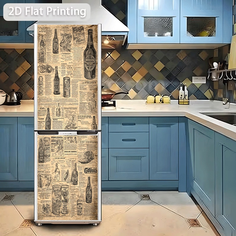 Refrigerator Sticker, Refriger - Collectible Vintage Newspapers review and price