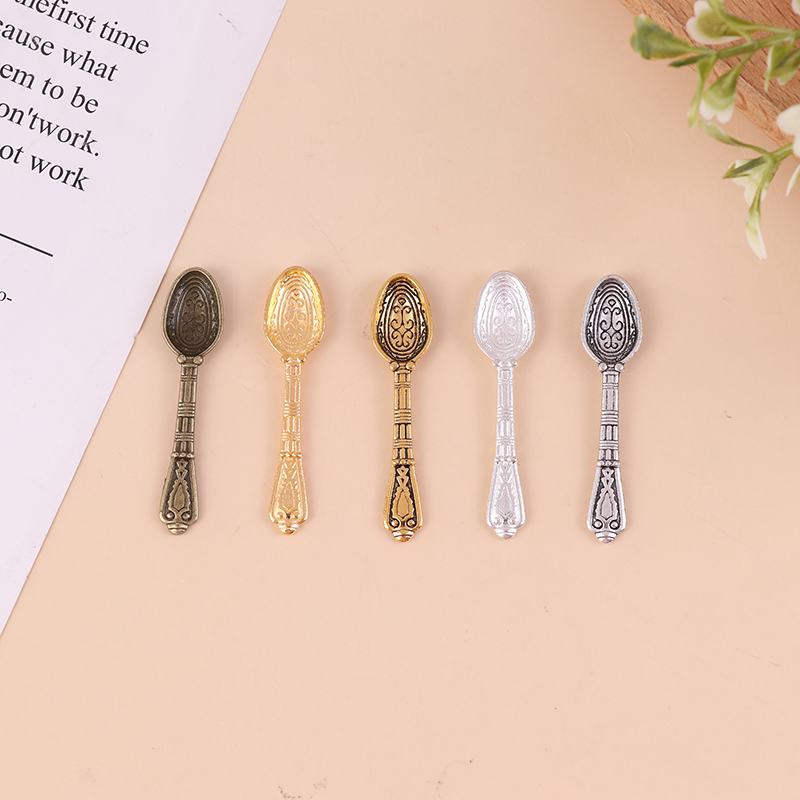 10Pcs 1:12 Dollhouse Miniature - Vintage Collectible Spoons review and price