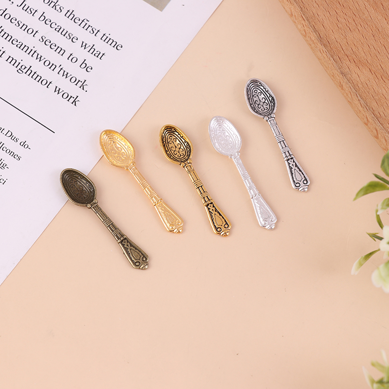 10Pcs 1:12 Dollhouse Miniature - Vintage Collectible Spoons review and price