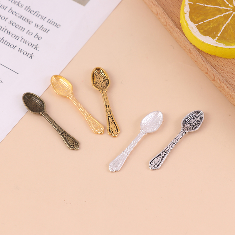 10Pcs 1:12 Dollhouse Miniature - Vintage Collectible Spoons review and price
