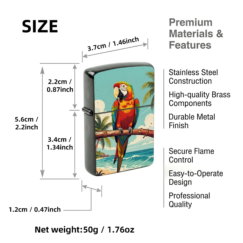 Vintage Illustration Style Fli - Vintage Collectible Lighters review and price