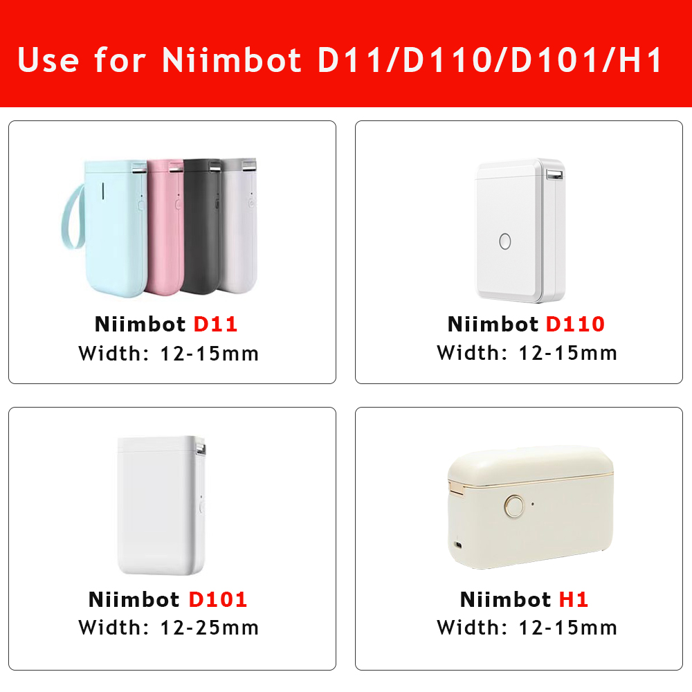 10 Rolls NiiMBOT D110 D11 D101 - Typewriter Ribbon Roll review and price