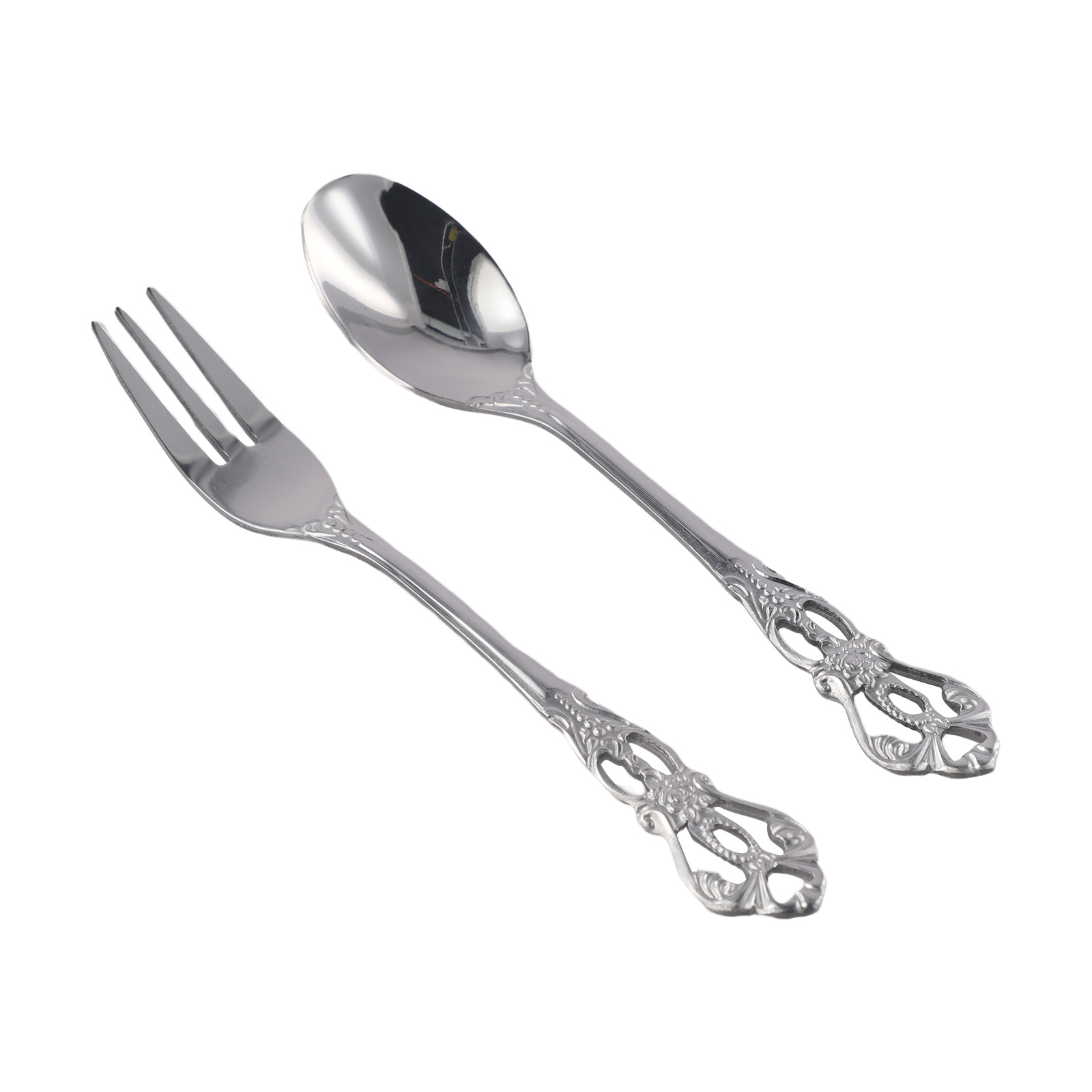 1 Pair Vintage Spoons Fork Min - Vintage Collectible Spoons review and price