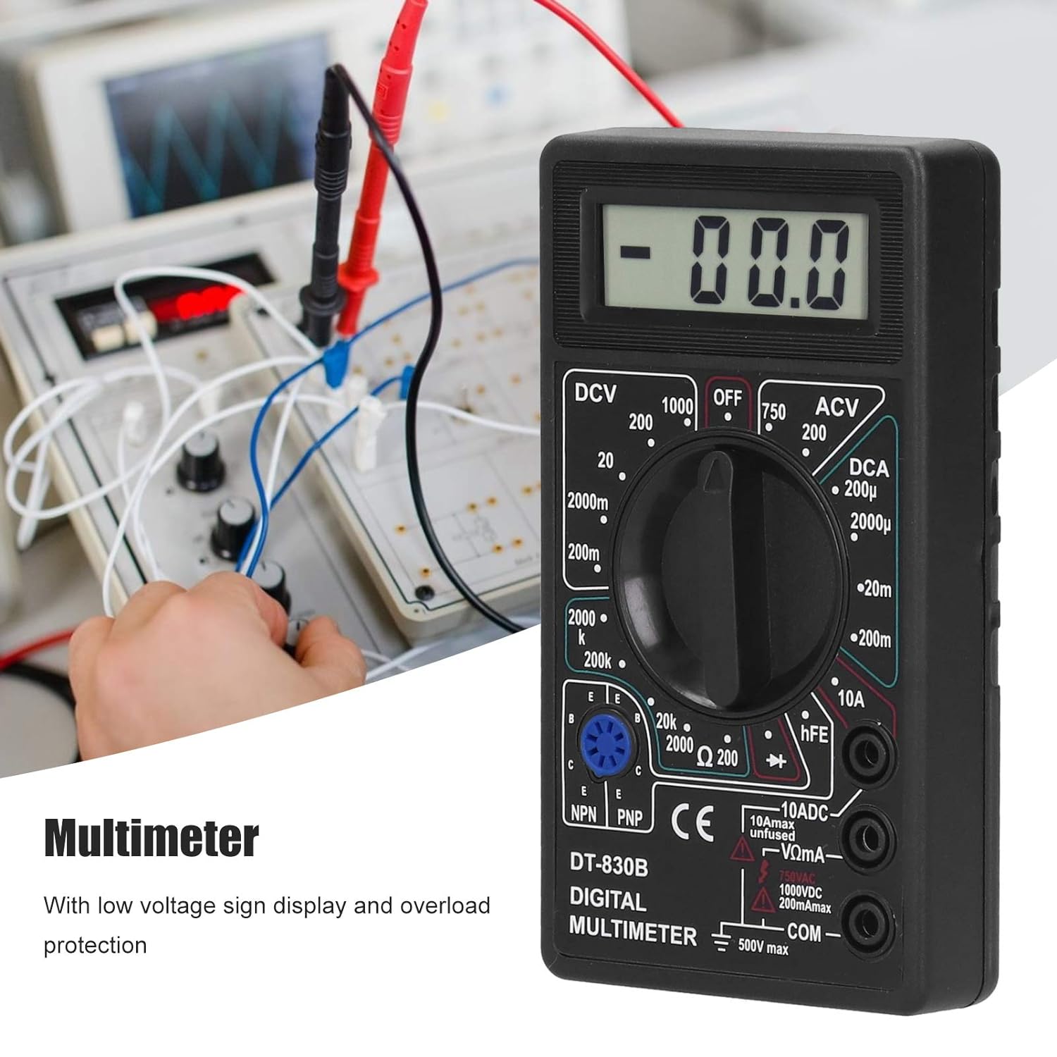 Digital Multimeter Tester, DT8 - Analog Meter Gauge review and price