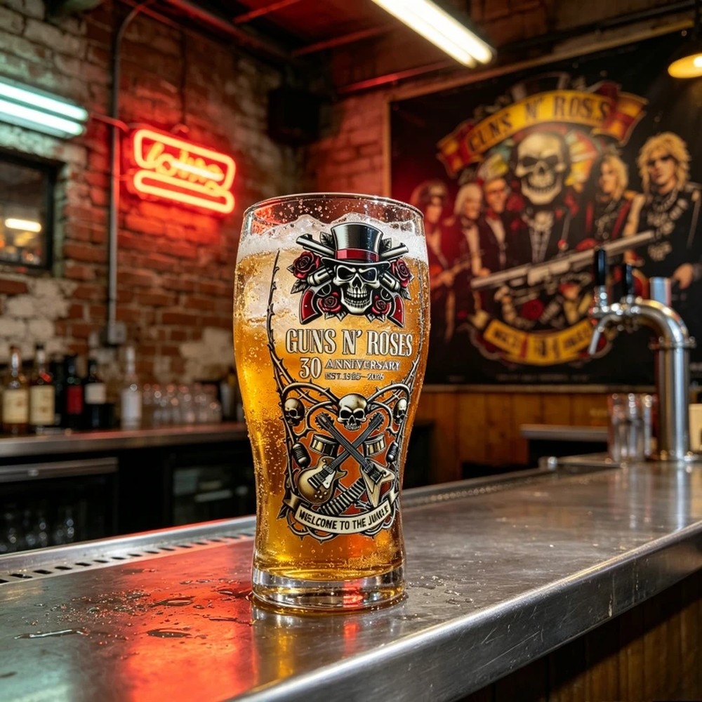 Guns N' Roses Memorial Beer Mu - Vintage Collectible Guns review and price