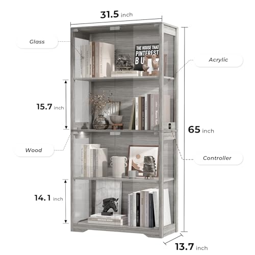 Display Cabinet with Glass Doo - Collectible & Vintage Dolls For Halloween review and price