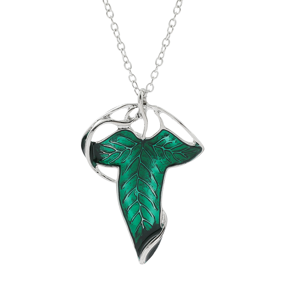 Vintage Green Leaf Pendant Nec - Vintage Collectible Item review and price