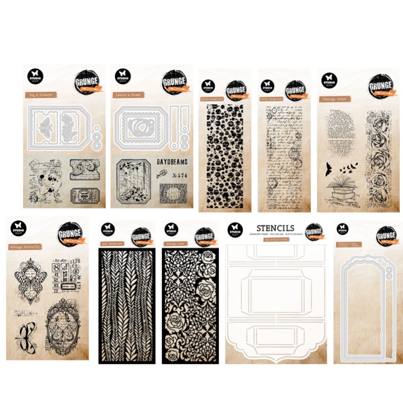 Tag Envelope Grunge Collection - Vintage Collectible Figures review and price