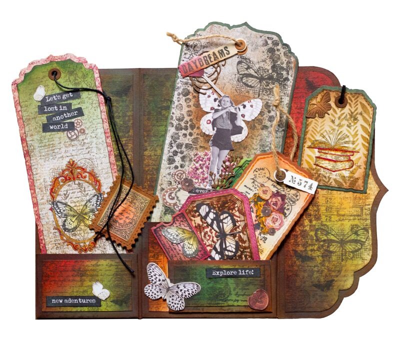Tag Envelope Grunge Collection - Vintage Collectible Figures review and price