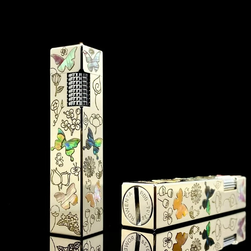 Unusual Brass Four sided Color - Vintage Collectible Lighters review and price