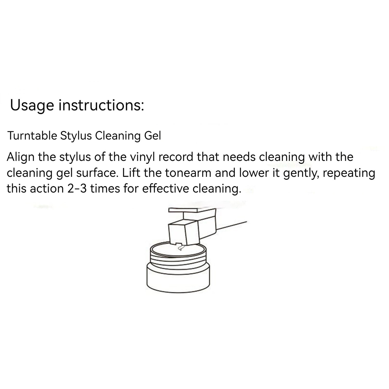 Stylus Cleaning Glue Reusable  - Vinyl Record Cleaner review and price