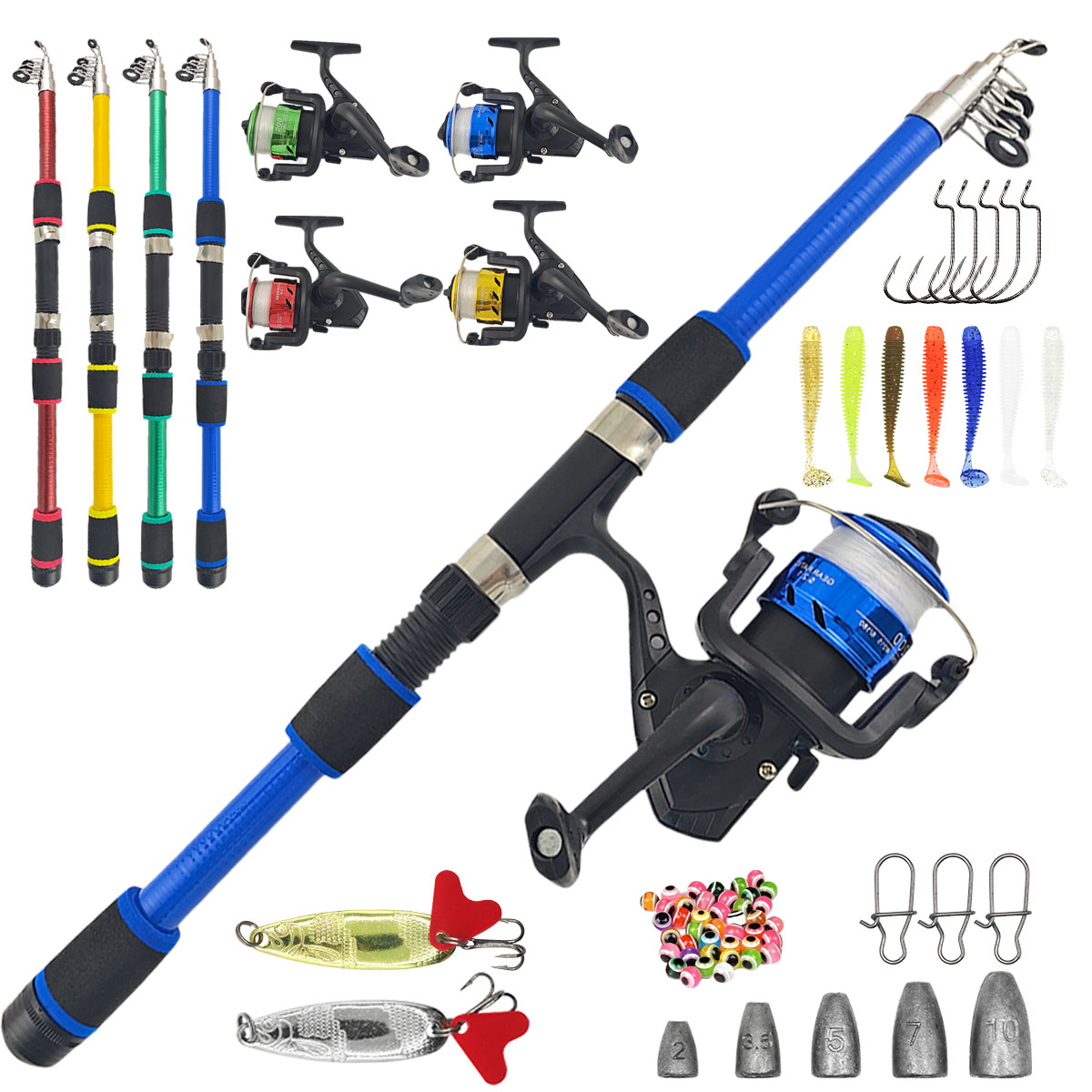 Fishing Rod And Reel Bait Full - Developing Tank Reel review and price