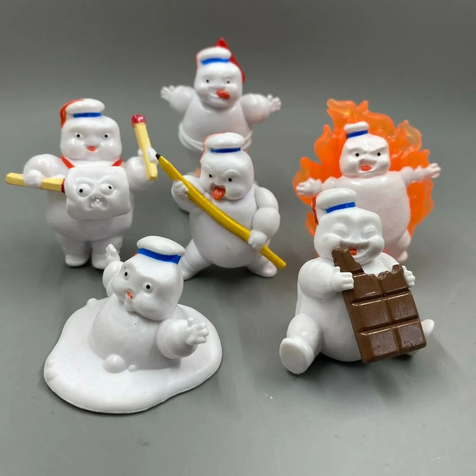 6pcs cute Vintage Ghostbusters - Vintage Collectible Figures review and price