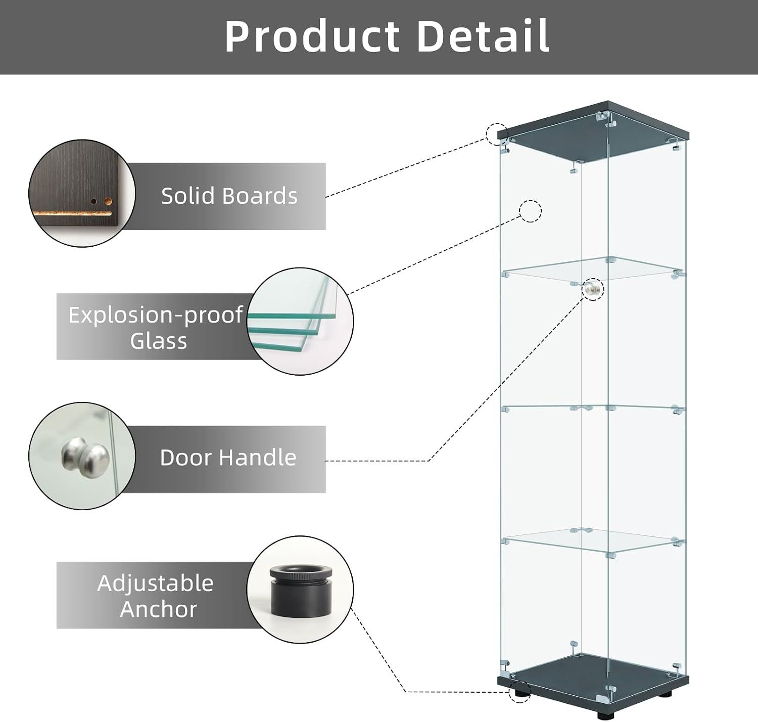 Glass Display Cabinet With Loc - Collectible & Vintage Dolls For Halloween review and price