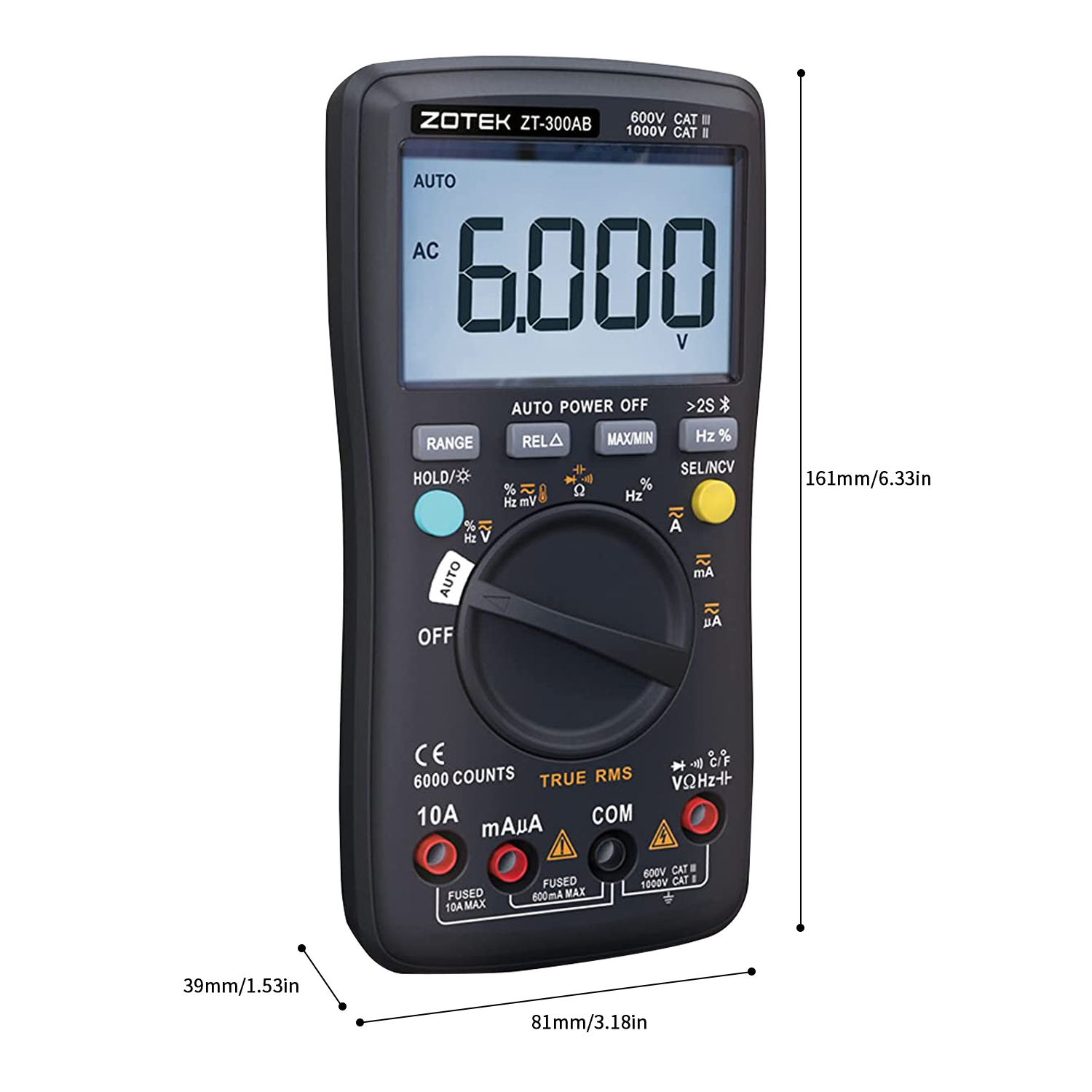 ZOYI 300AB Digital Multimeter  - Analog Meter Gauge review and price