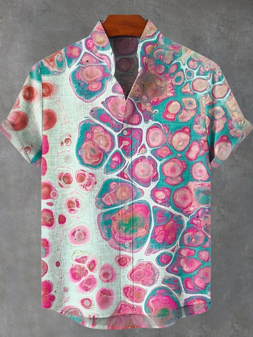 New Men's Short Sleeve Linen S - Vintage Collectible Shop review and price