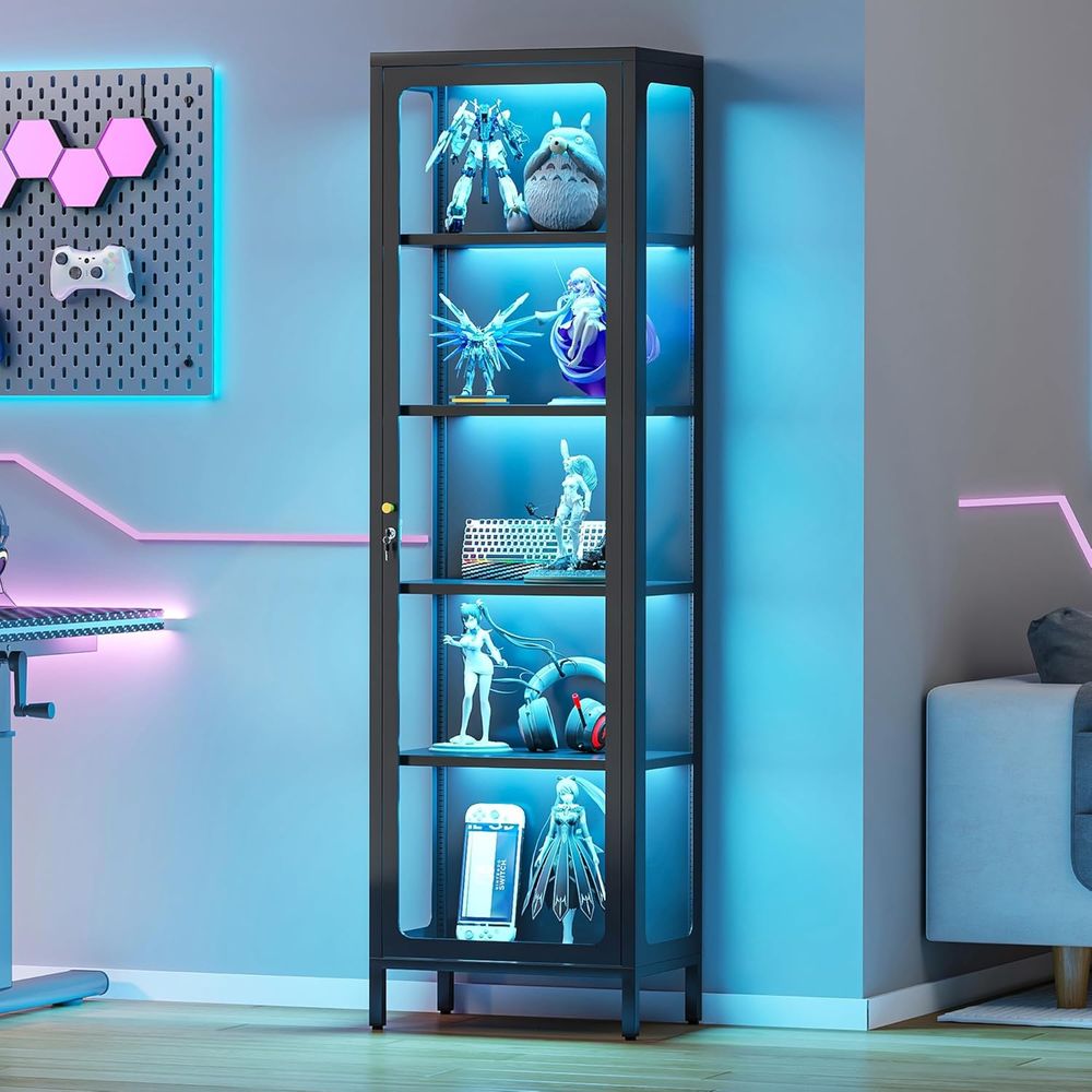 69 Glass Display Cabinet with  - Collectible & Vintage Dolls For Halloween review and price