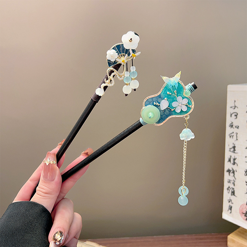 Classic Tassel Hair Stick Blac - Vintage Collectible Item review and price