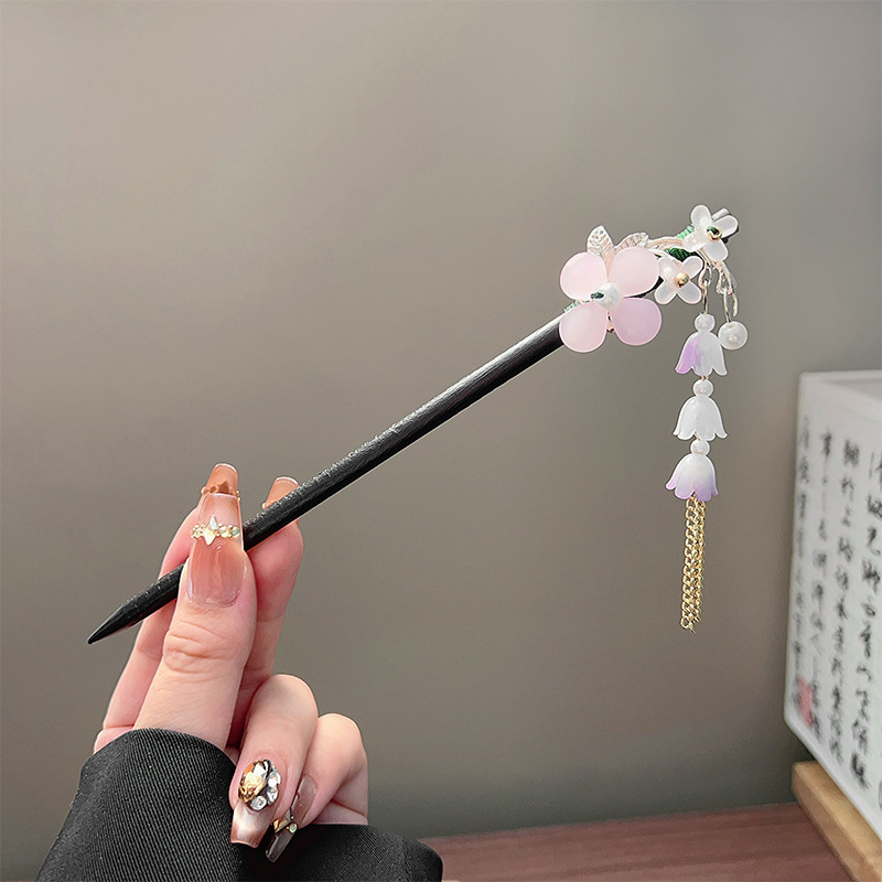 Classic Tassel Hair Stick Blac - Vintage Collectible Item review and price