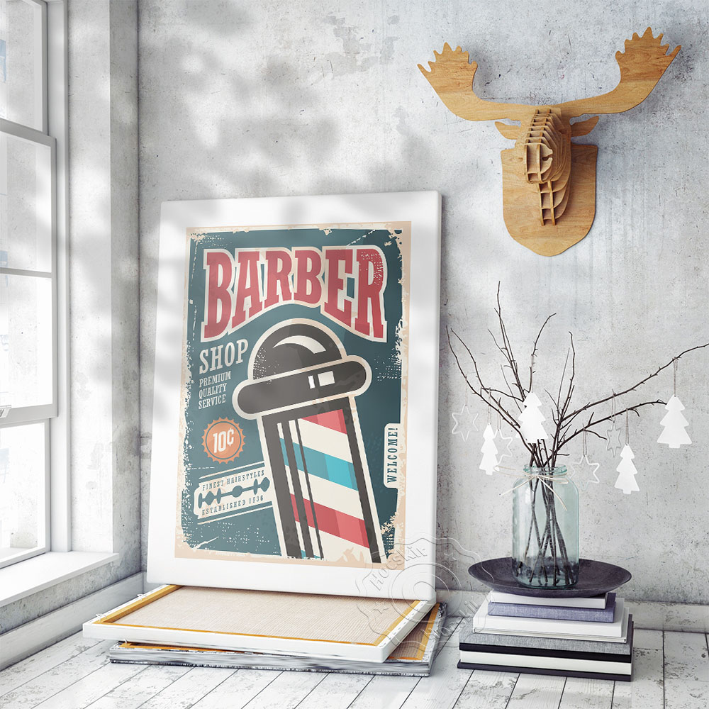 Barber Shop Vintage Art Collec - Vintage Collectible Shop review and price