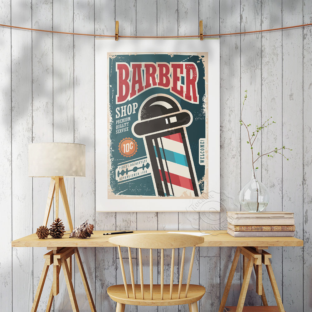 Barber Shop Vintage Art Collec - Vintage Collectible Shop review and price