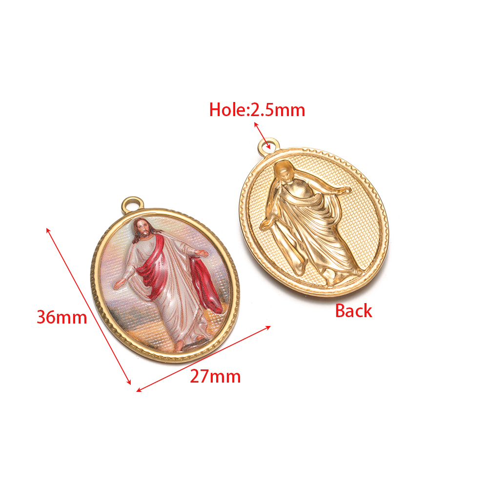 4Pcs Stainless Steel Oval Reli - Vintage Collectible Item review and price